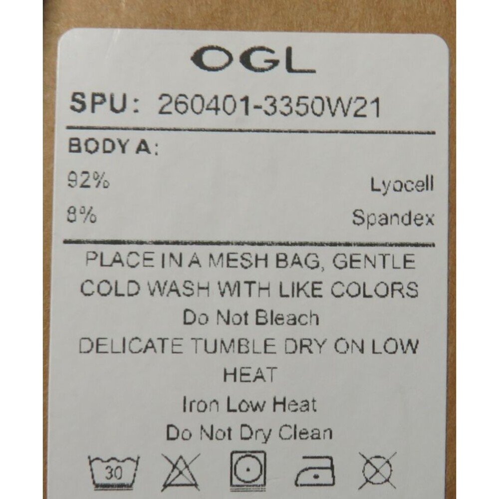 OGL Stretch Lyocell Matte Smooth Smooth Surplice Sleeveless Top Blue Size Medium - Picture 9 of 9